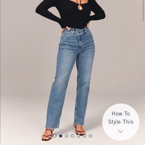 90s straight ultra high rise